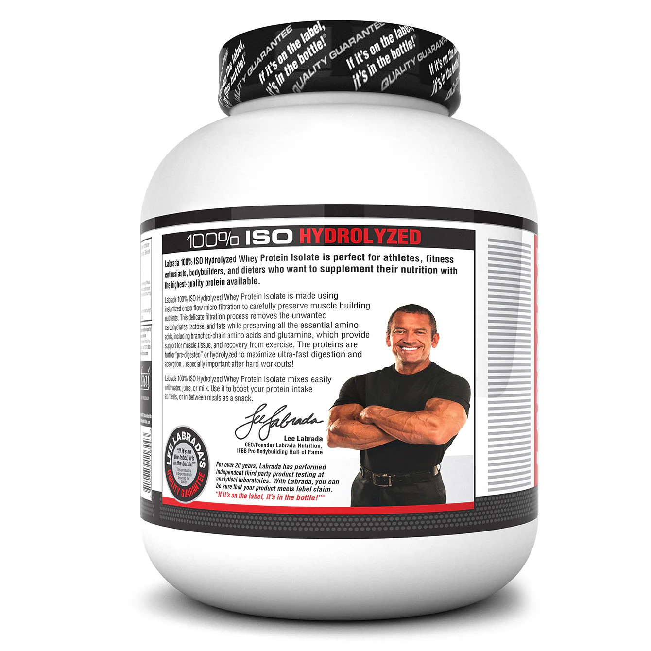 Labrada 100% ISO HYDROLYZED Whey Protein Isolate - Image 4
