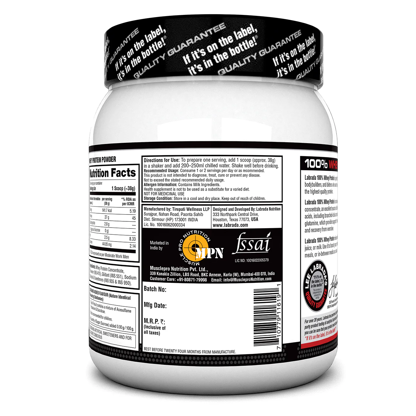 Labrada 100% Whey Protein - Image 21
