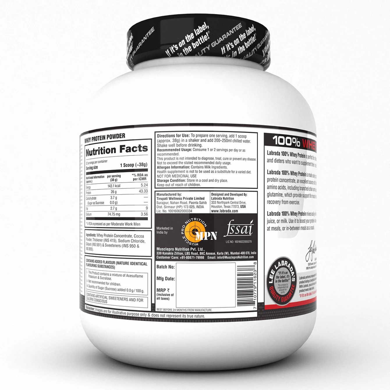Labrada 100% Whey Protein - Image 23