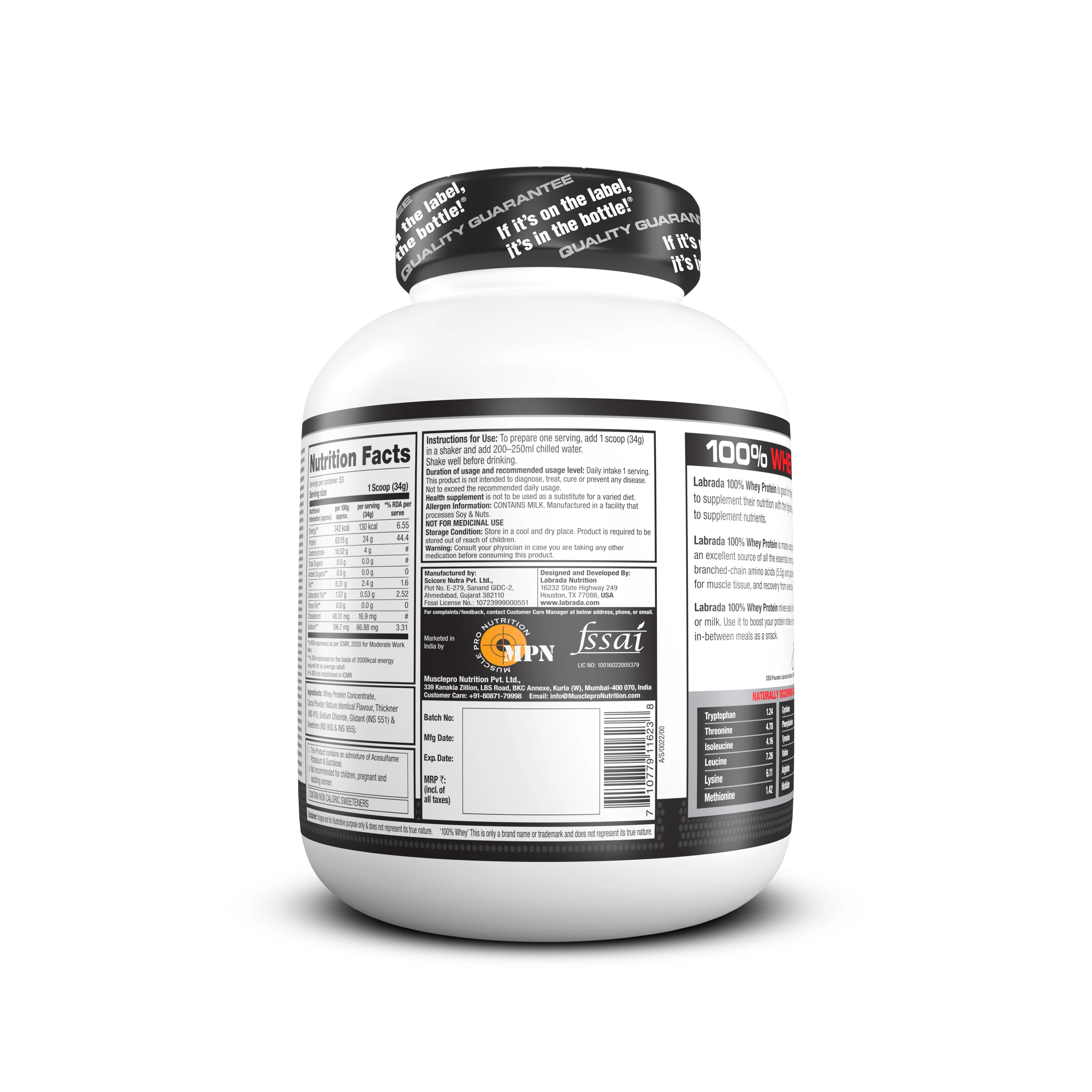 Labrada 100% Whey Protein - Image 28