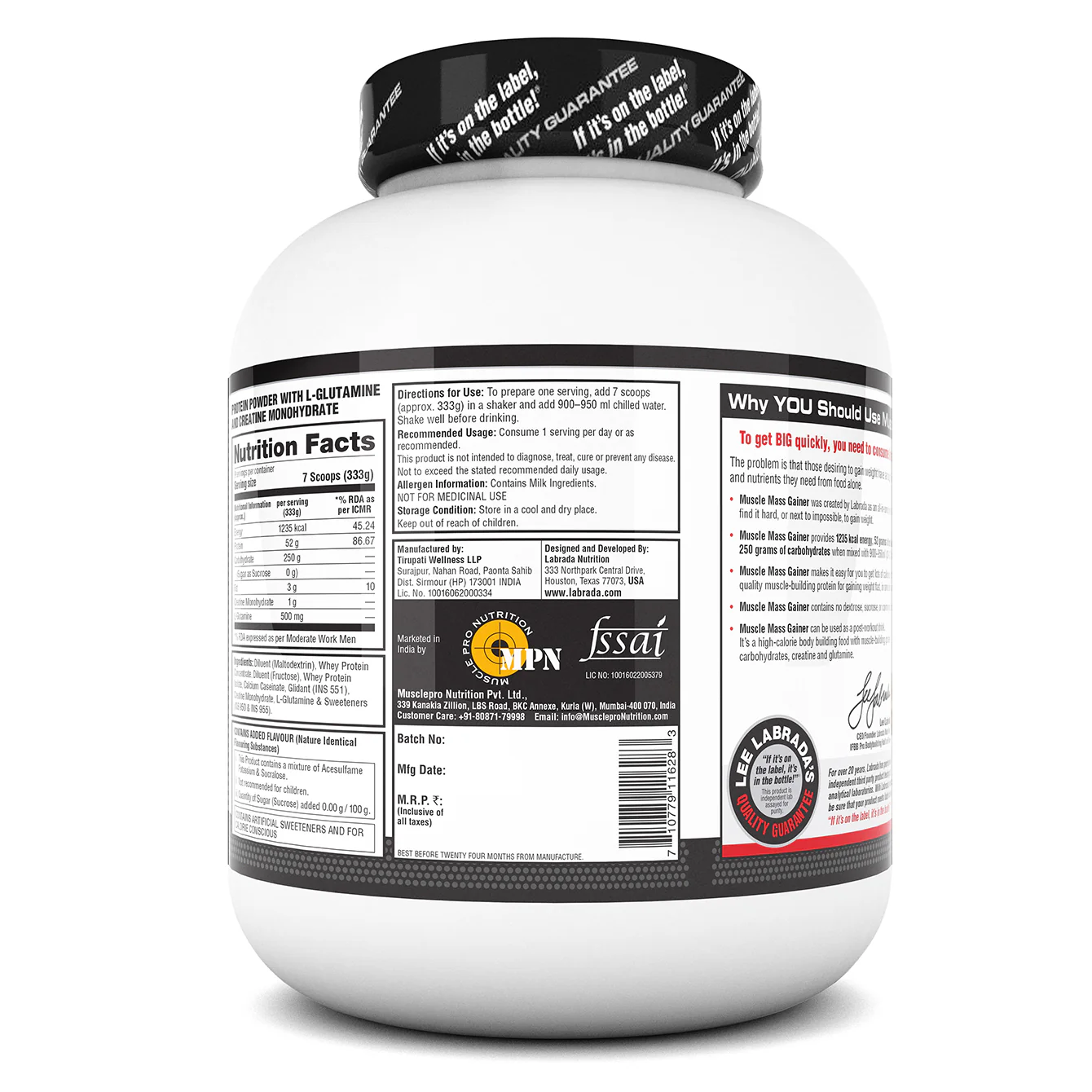 Labrada Muscle Mass Gainer - Image 45