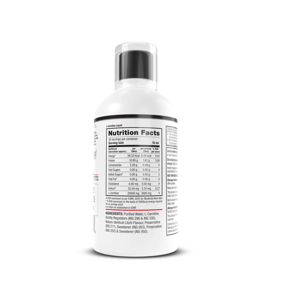 Labrada L-Carnitine 450 Ml Liquid Amino Acid 3000mg - Image 4