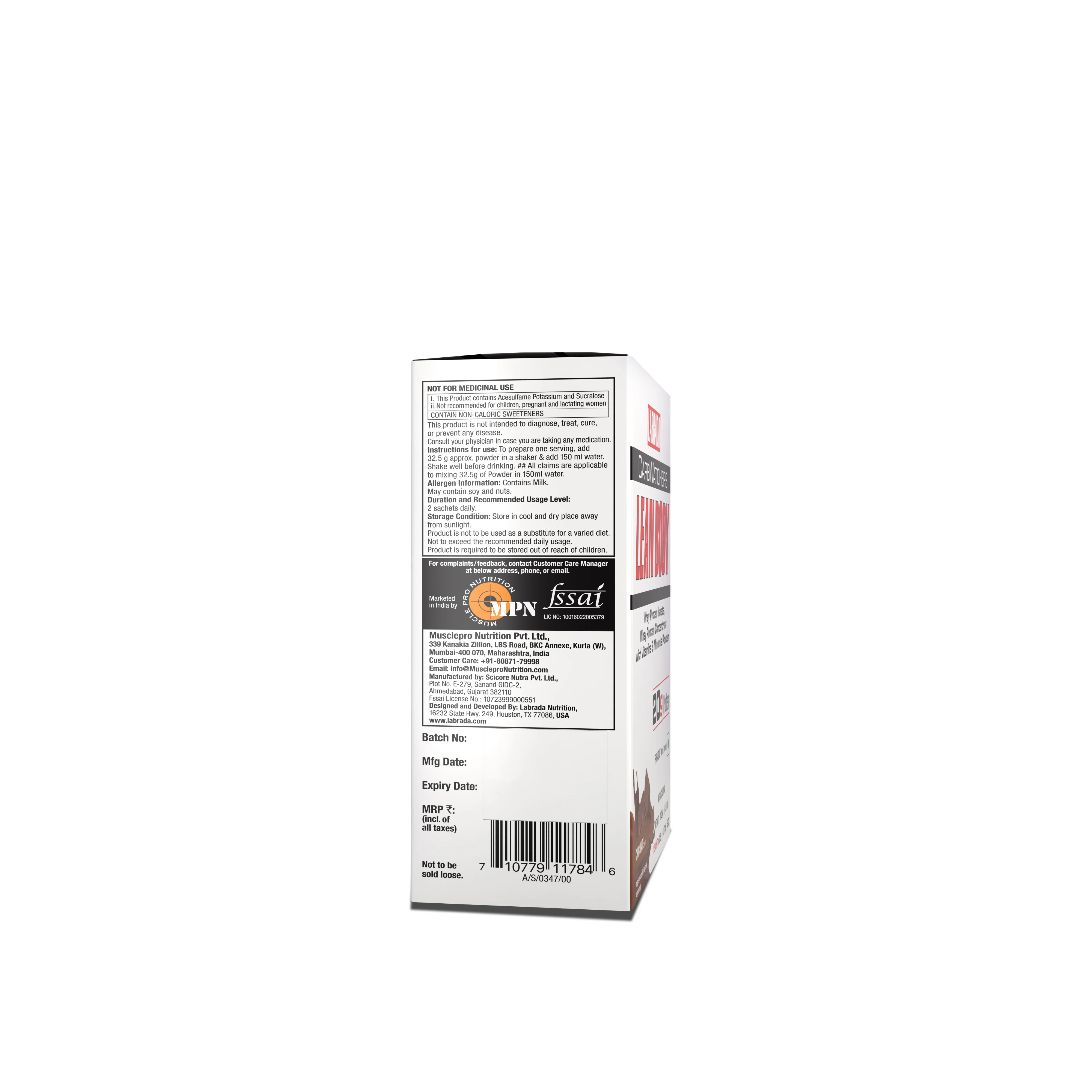 Lean Body All-in-One High Protein Meal Replacement Shake - Image 6