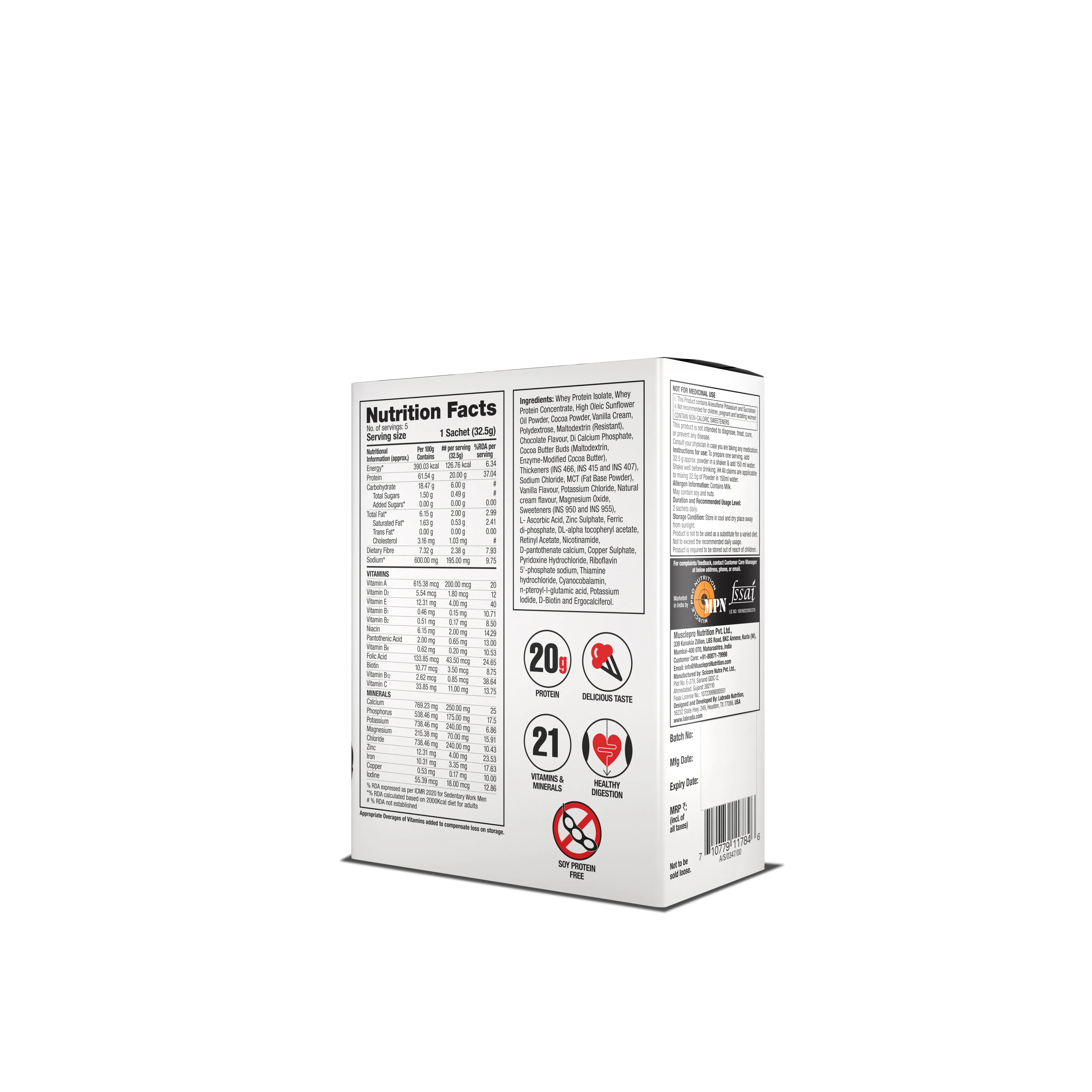 Lean Body All-in-One High Protein Meal Replacement Shake - Image 9