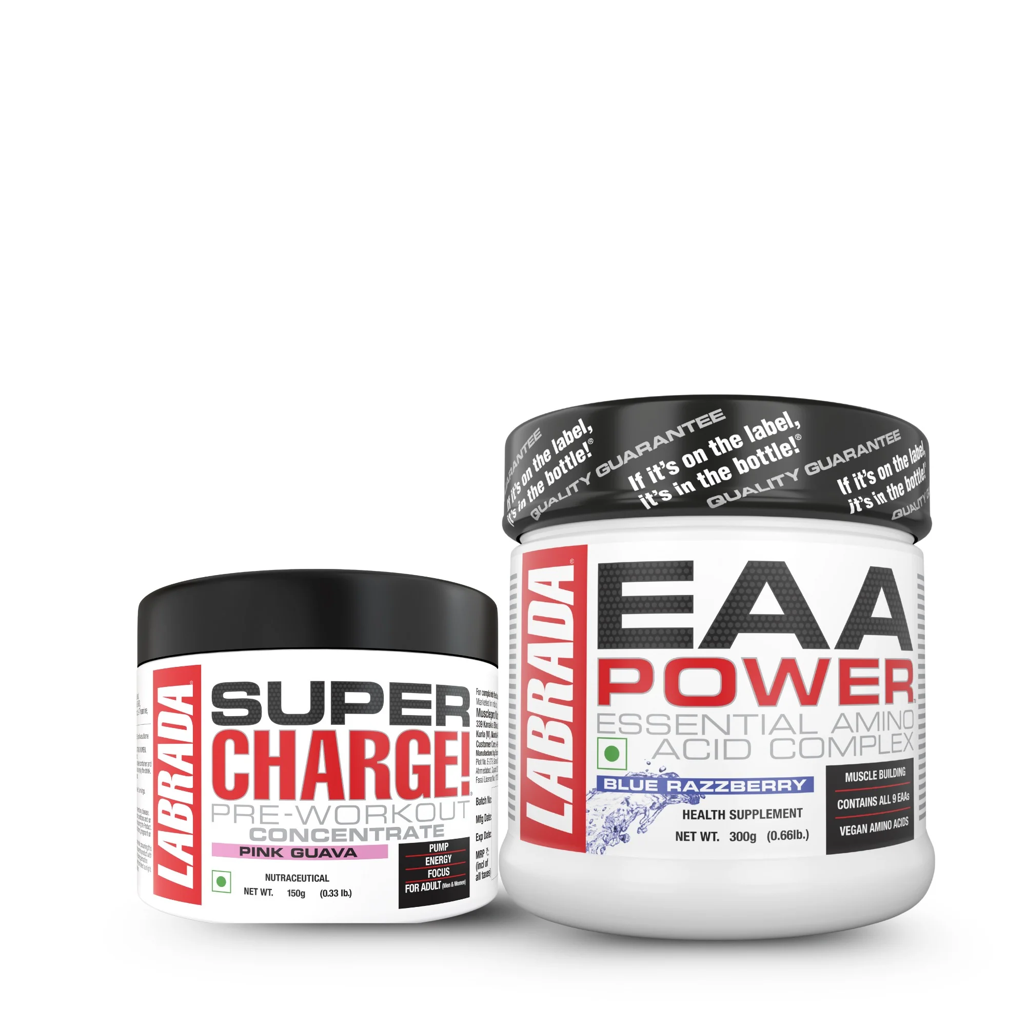 Labrada Super Charge Pre-Workout 150g With EAA Power Essential Amino Acid Complex - Image 5