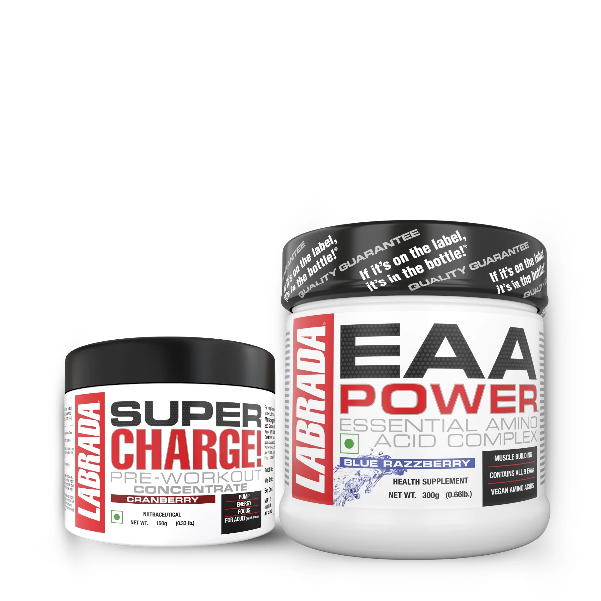 Labrada Super Charge Pre-Workout 150g With EAA Power Essential Amino Acid Complex - Image 6