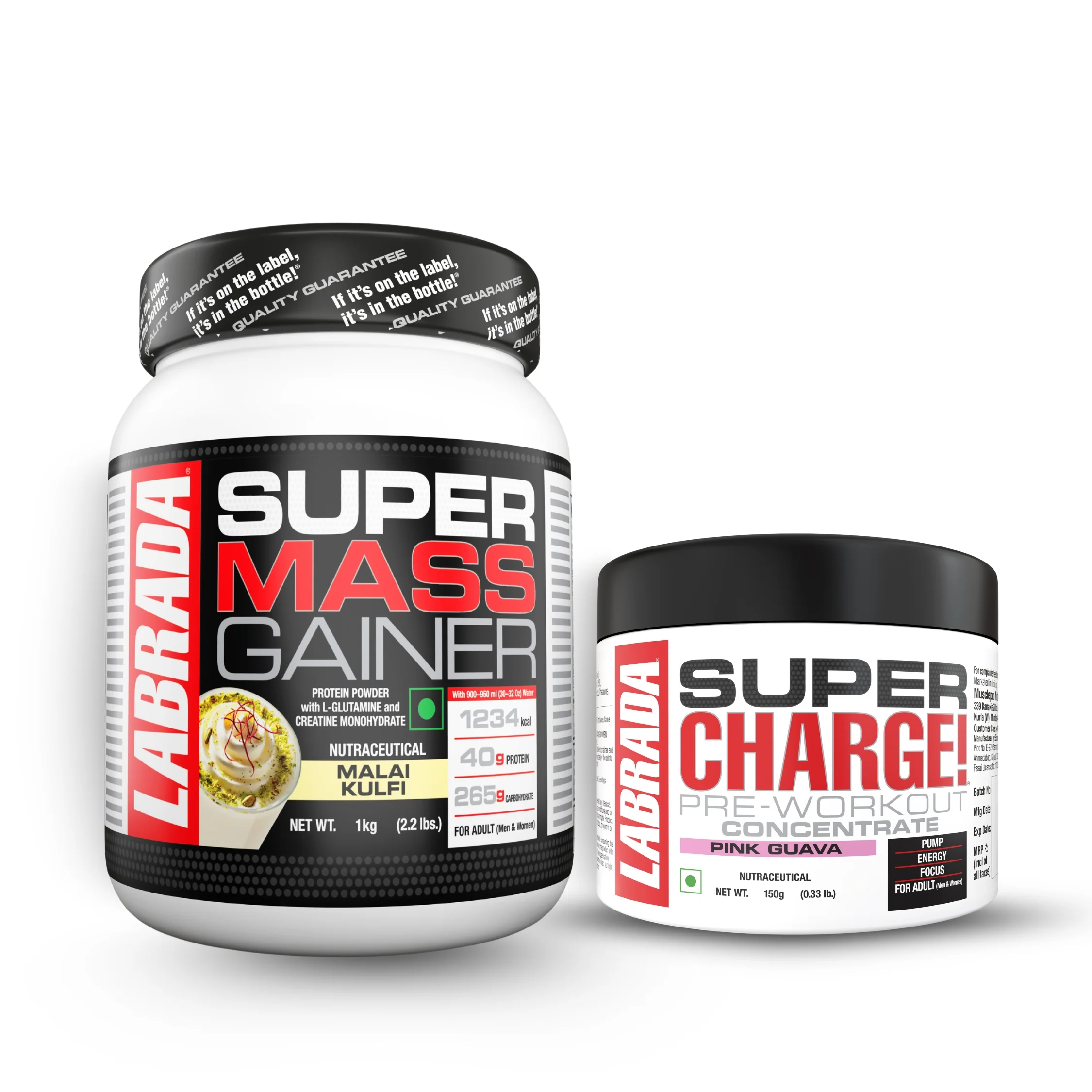 Labrada Super Mass Gainer 1 kg With Labrada Super Charge 150g - Image 4