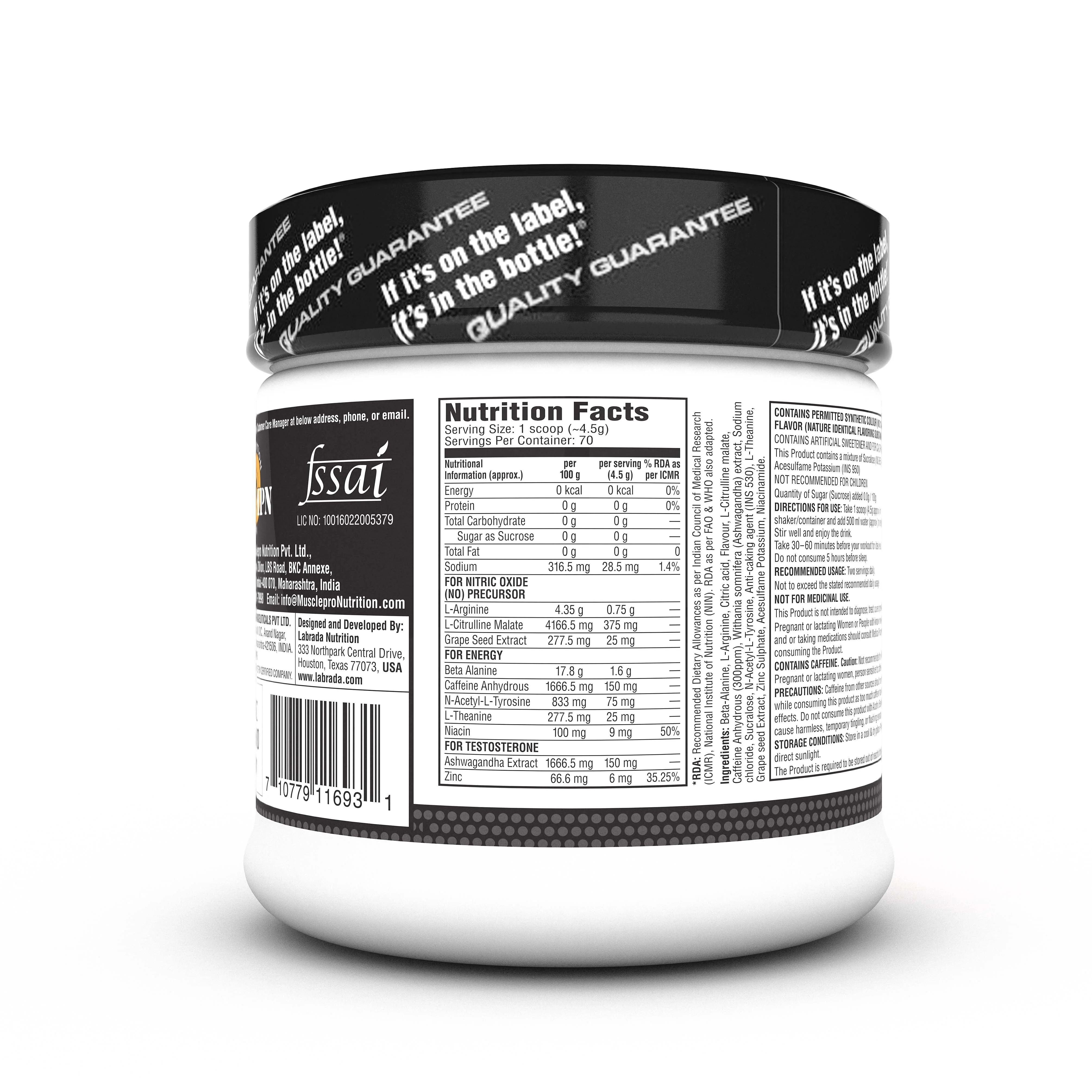 Labrada SUPER CHARGE Pre-Workout Concentrate - Image 6