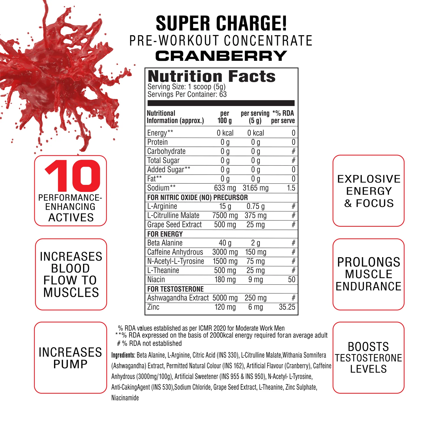 Labrada SUPER CHARGE Pre-Workout Concentrate - Image 8